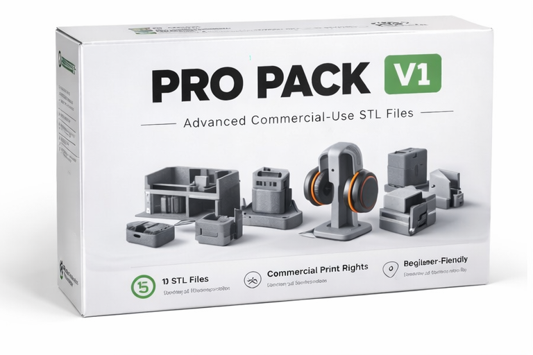 Innovative Motion™ Pro STL Pack – 12 Commercial 3D Print Designs